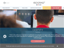 Tablet Screenshot of isograd.com
